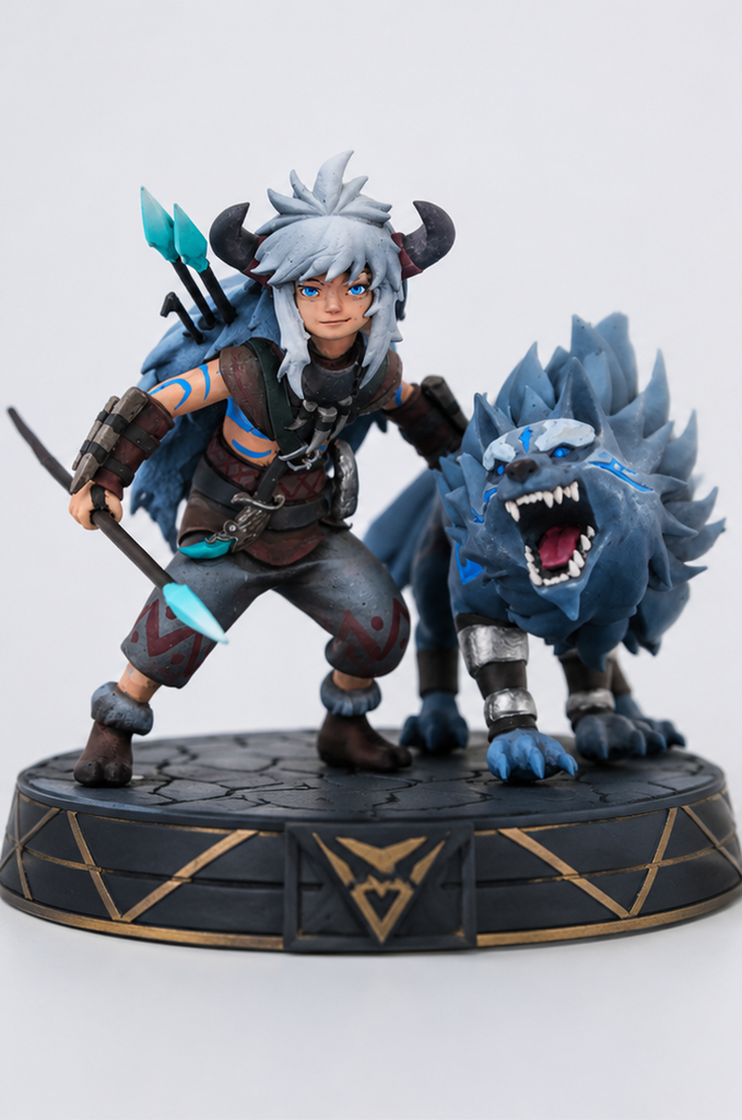 Wolfborn & Frostfang Oyun Figürü
